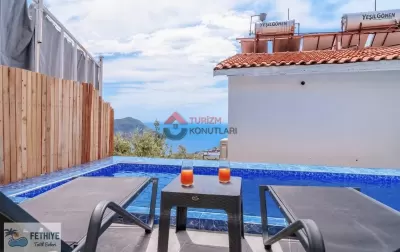 Antalya Kaş - Deniz Manzaralı - Jakuzili - Ultra Lüks Günlük Kiralık Villa