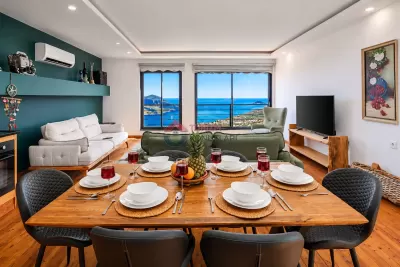 Antalya Kaş - Full Deniz Manzaralı Müstakil Günlük Kiralık 2+1 Villa