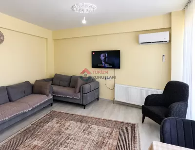Çanakkale Ezine - Merkezde Günlük Kiralık 2+1 Daire