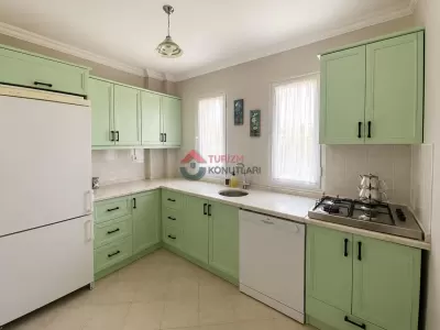 Datça Merkezde Denize Çok Yakın Günlük Kiralık 2+1 Dubleks Ev