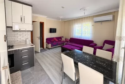 Didim Fevzipaşa Uslu'da Denize 9dk Mesafe Eşyalı Kiralık Dubleks
