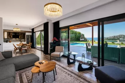 Muğla Bodrum Deniz Manzaralı - Havuzlu Ultra Lüks Villa